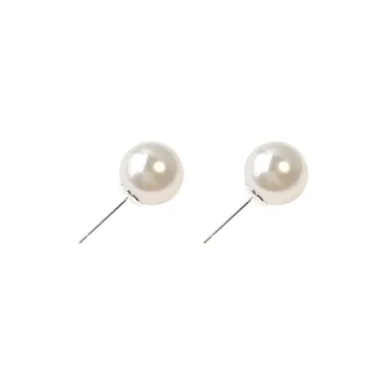 9i Pearl Stud Earrings Unisex