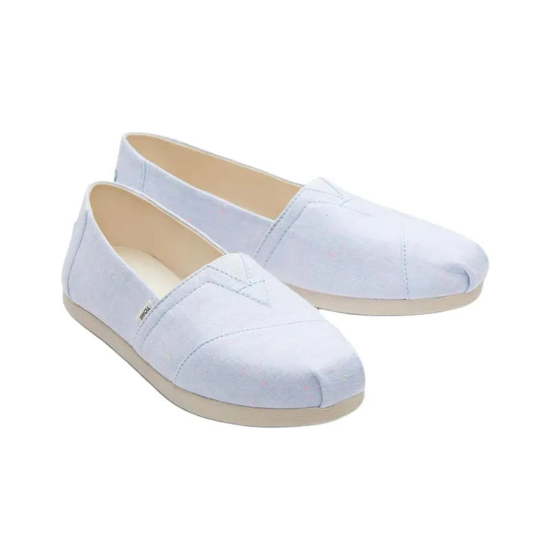 Toms ALPARGATA Casual Single Shoes Women's Blue-2