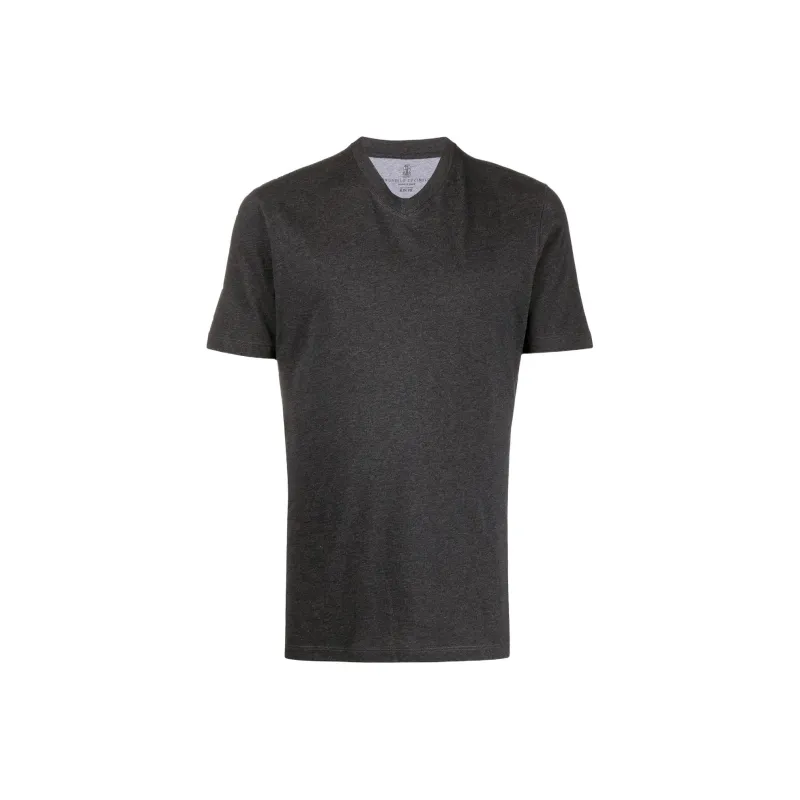 Brunello Cucinelli T-Shirts Men Black-0