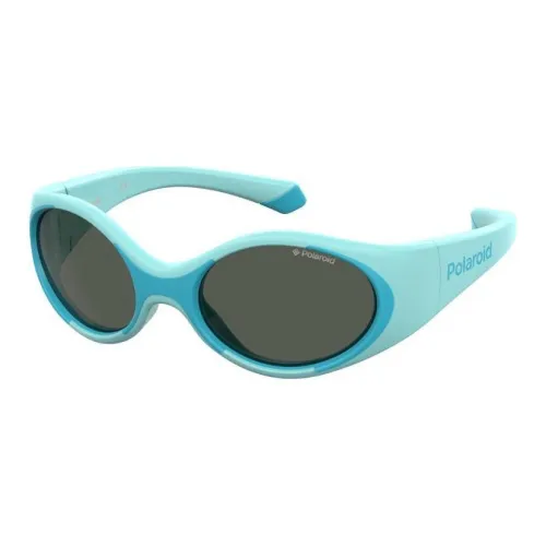 Polaroid Polycarbonate Oval Sunglasses Kids' Blue