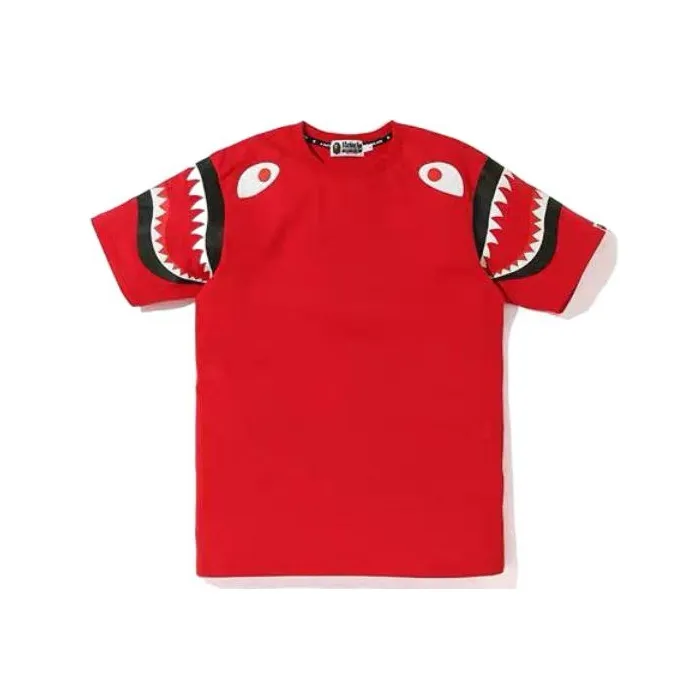 A BATHING APE Shark Shoulder Tee-5
