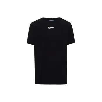 OFF WHITE Slim Fit Airport Tape T Shirt
