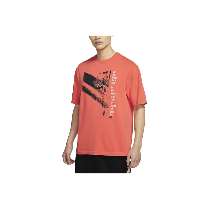 Jordan T Shirt Men's Grass Orange-0