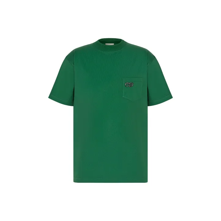 DIOR Quarterly New Products T-Shirts Men Green-0
