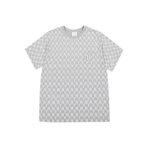 MLB Set in Sleeve T Shirt Unisex Gray