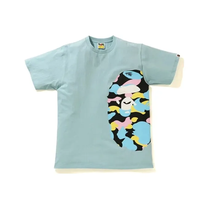 A BATHING APE New Multi Camo Side Big Ape Head Tee-5