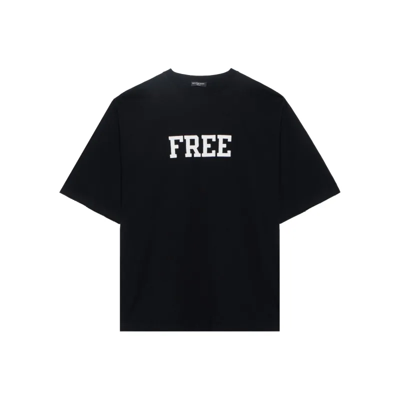 Balenciaga Wide Fit Free T Shirt-0