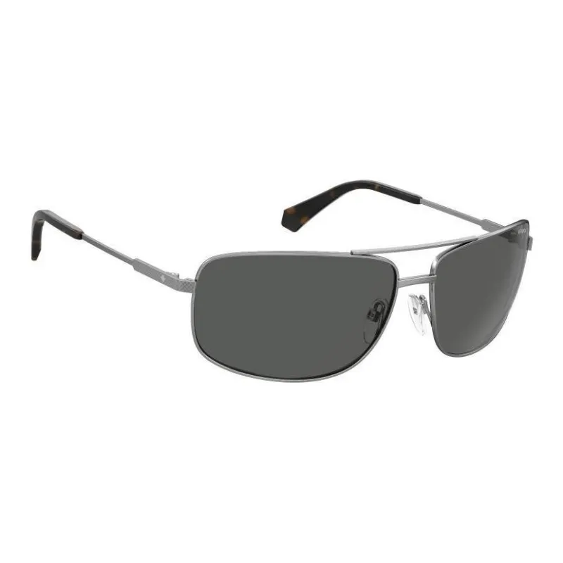 Polaroid Aviator Sunglasses Men's Silver-1