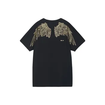 Boy London Gold Wing Print T Shirt Black