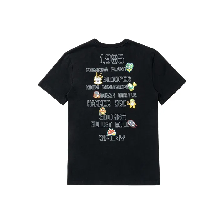Mario Spagolla X Champion X Super Mario Bros T-Shirts Unisex Black-0