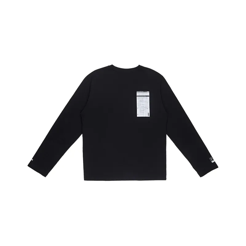 CHEMIST CREATIONS Straight Long-Sleeved T-Shirt Unisex Black-0