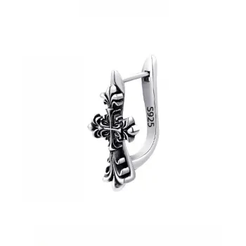 ZWU 925 Sterling Silver Earrings Unisex
