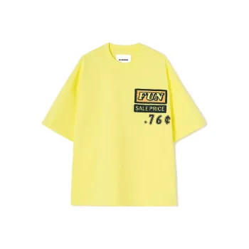 JIL SANDER T Shirts Men Yellow