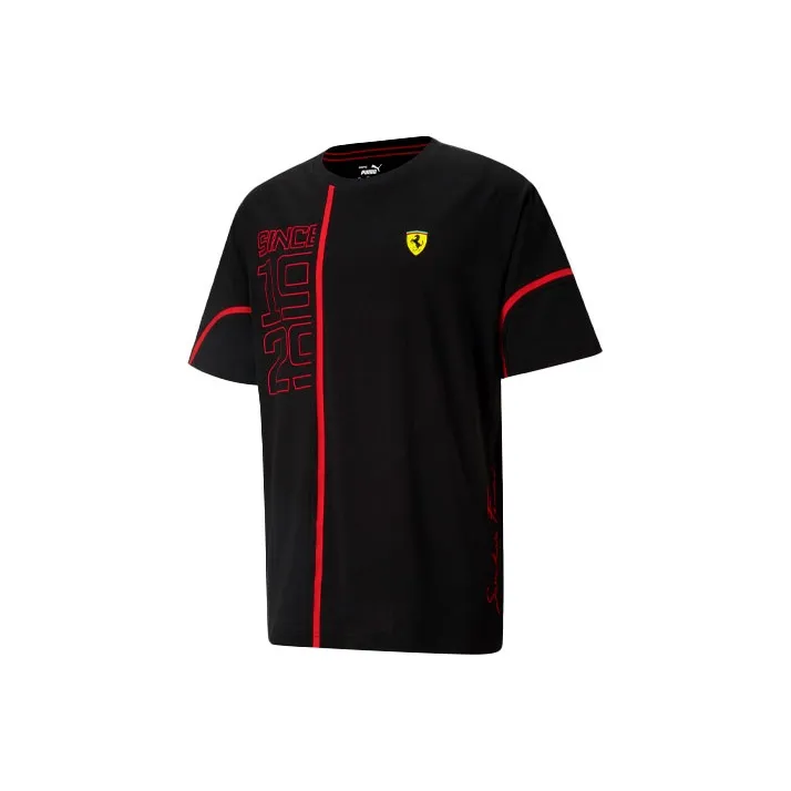 PUMA Drop Shoulder Sleeve T-Shirt Men's Black-0