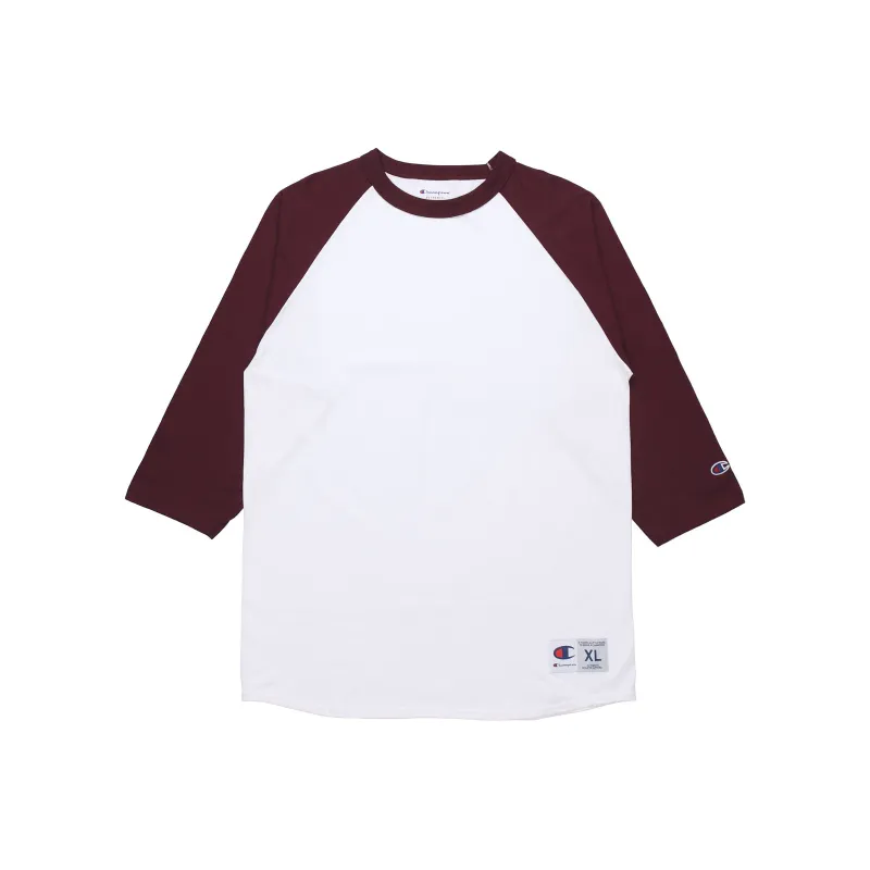 Champion T Shirt US Version Unisex White Red Multicolor-0