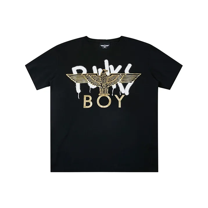 Boy London Straight T Shirt Unisex Black-0