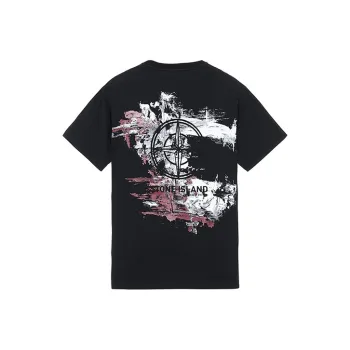 STONE ISLAND T Shirts Men Ink Black