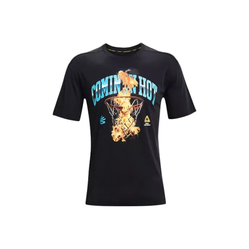 Under Armour Set in Sleeve T Shirt Men's Black