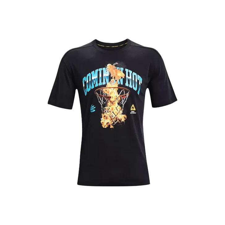 Under Armour Set in Sleeve T Shirt Men's Black-0