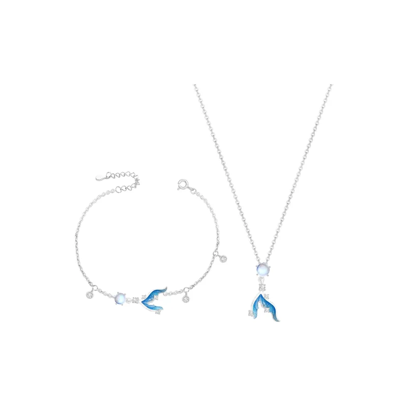 VOCK S925 Silver Necklaces Women's-5