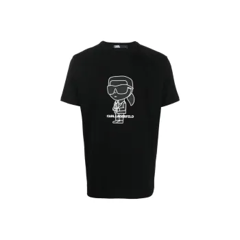 KARL LAGERFELD SS23 T Shirt Men's Black