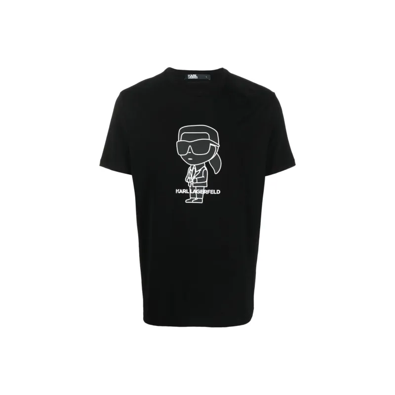 KARL LAGERFELD SS23 T Shirt Men's Black-0