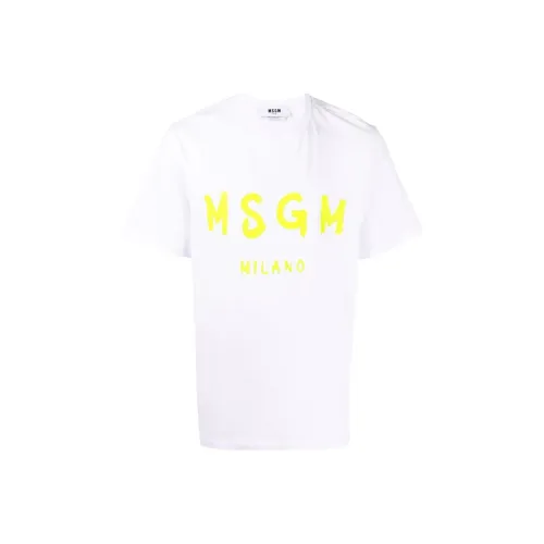 MSGM Logo print Cotton T shirt Dress