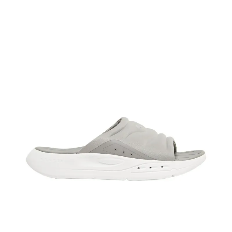 Oakley Studio Slide Slip Resistant Abrasion Resistant Slide Slippers Men's Concrete Gray-1