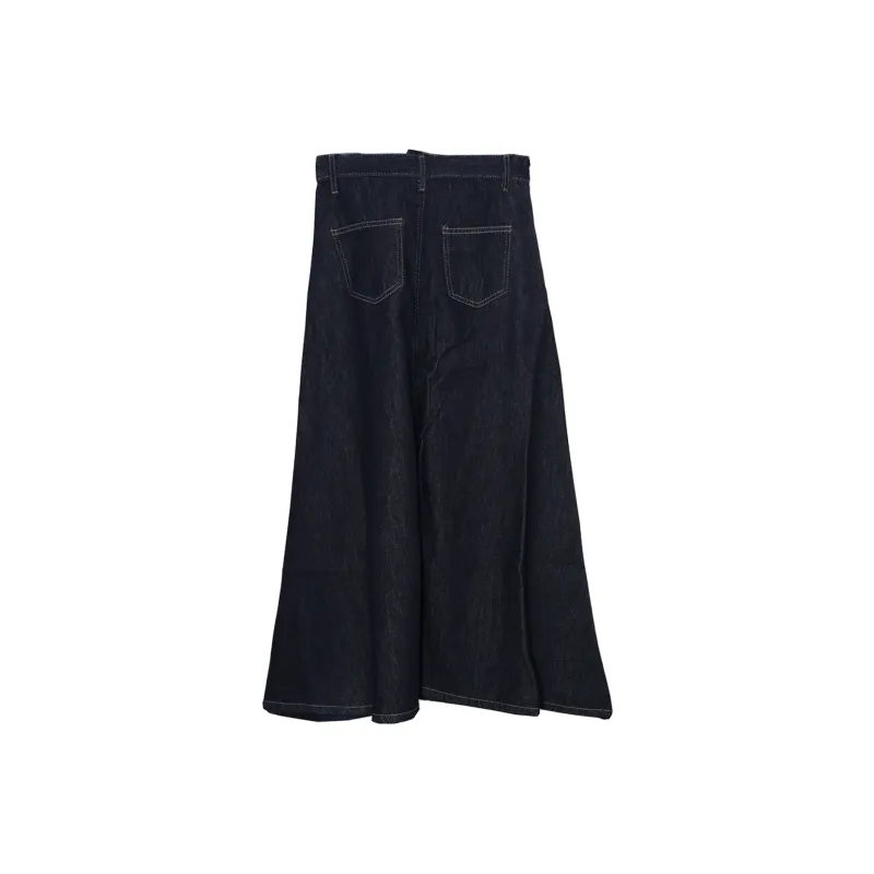 Menglaini Denim Long Skirt Women's-1