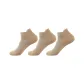 246199 Thin Ankle Socks, Khaki 3 Pack