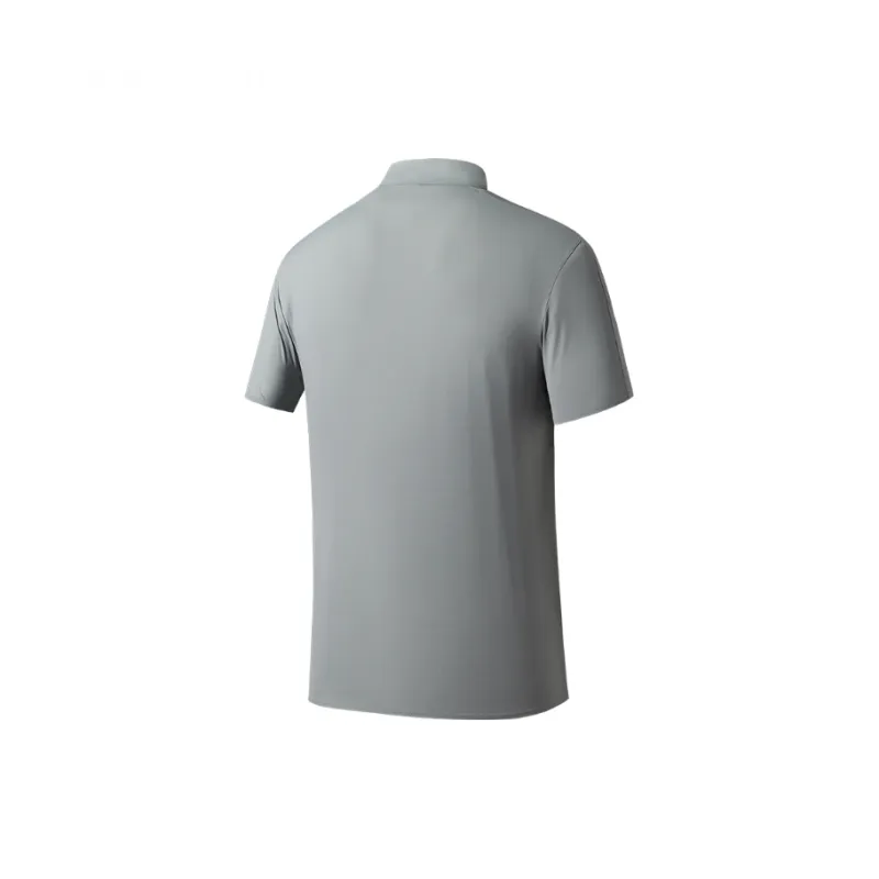 Anta Champion All Weather Series Polo Shirt Men's Monet Gray-1