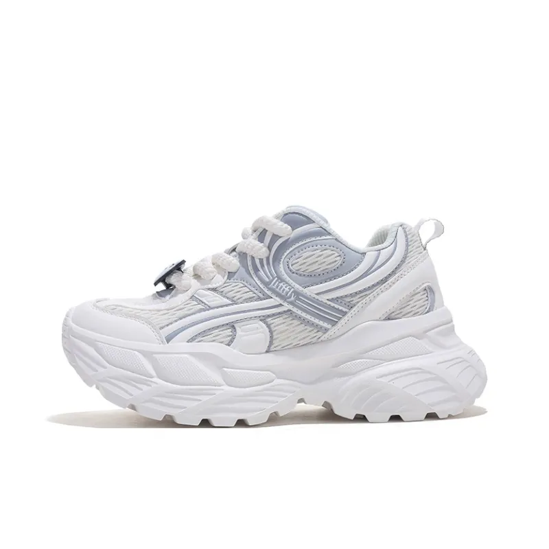 SHINCHAN x Jifffly Abrasion Resistant Breathable Height Increasing Low Top Chunky Sneakers Women's-1