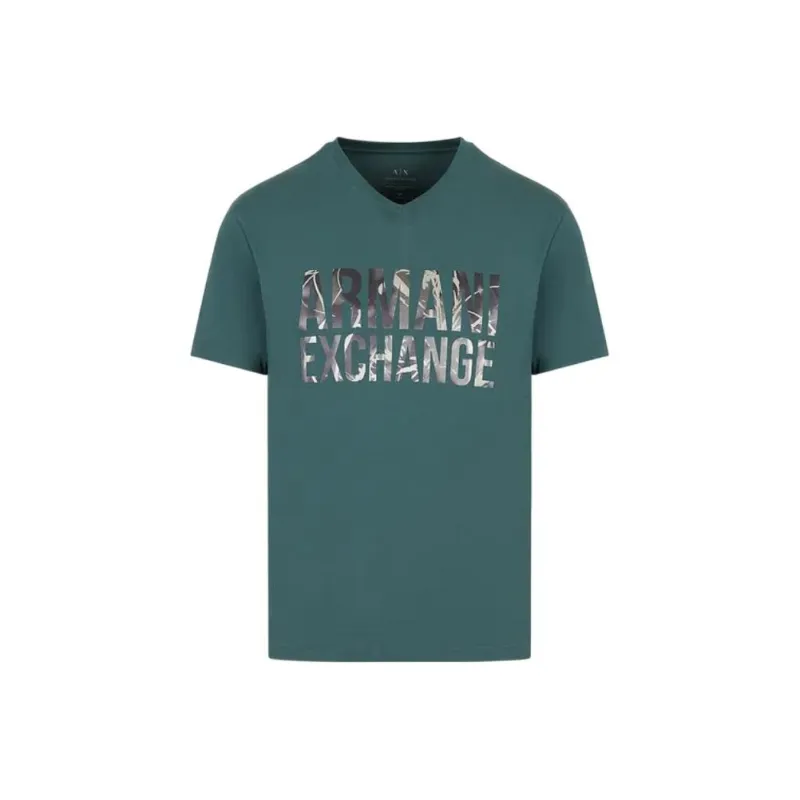 ARMANI EXCHANGE T Shirts Men Green-0