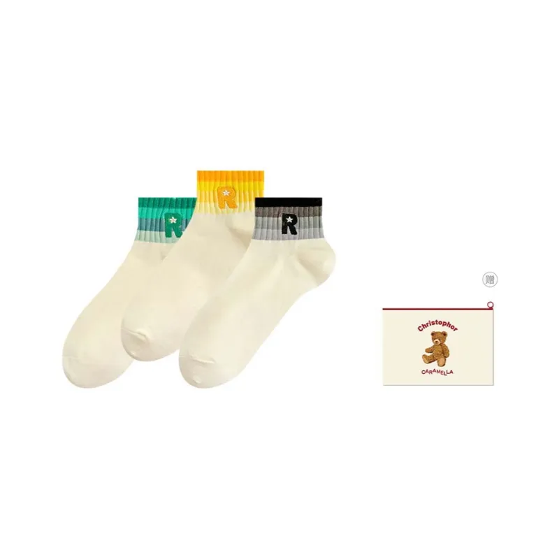 Caramella Ankle Socks Women's Shopping Bag Combo Set-11