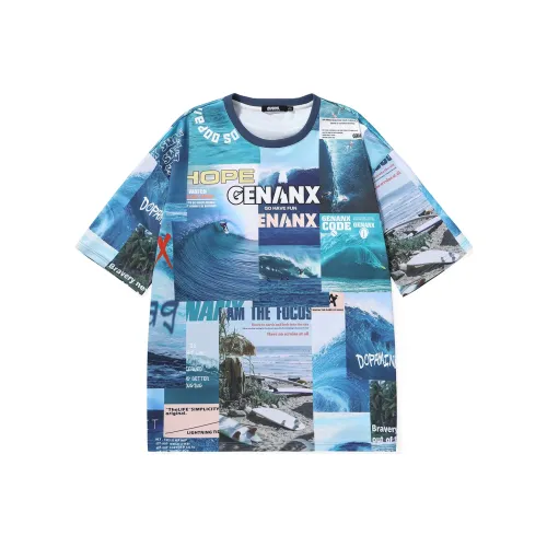 GENANX Elbow Length Sleeved T Shirt Unisex