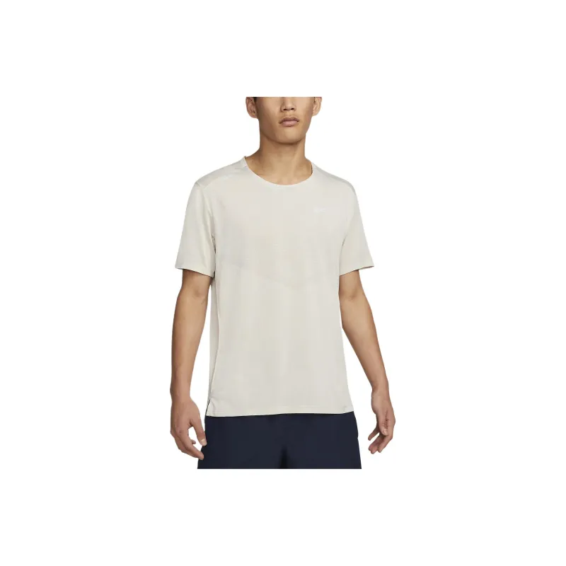 Nike T-Shirts Men Cream Gray-0
