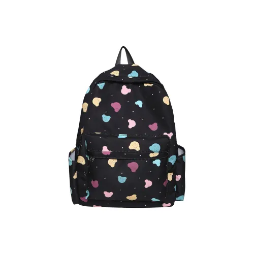 Travel Nylon Backpack Regular Unisex Multicolor