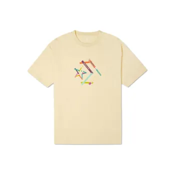 Converse T Shirt Unisex Light Yellow