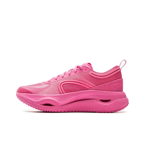 LiNing Cushioning Lightweight Low Top Training Running Shoes Women's Pink