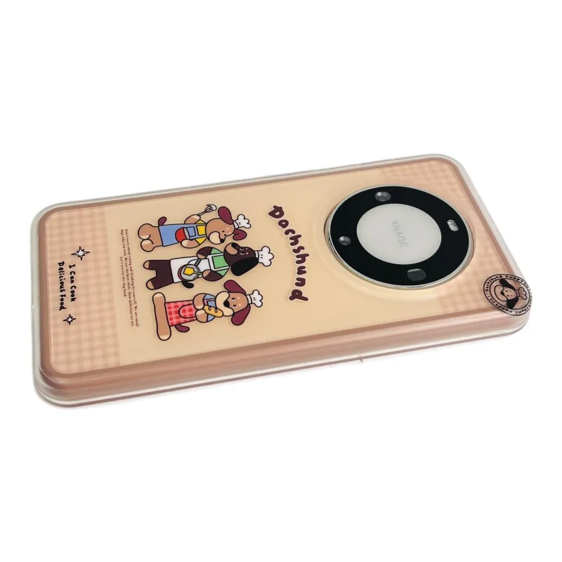 Wei Xin Acrylic Material 2 in 1 3 Pack Chef Dog Phone Cases Compatibility With Huawei Mate 70/60 Pro/Pro+-3