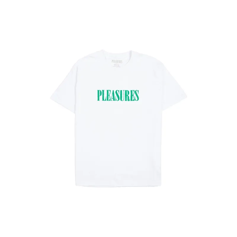 PLEASURES Tickle Logo T Shirt-0