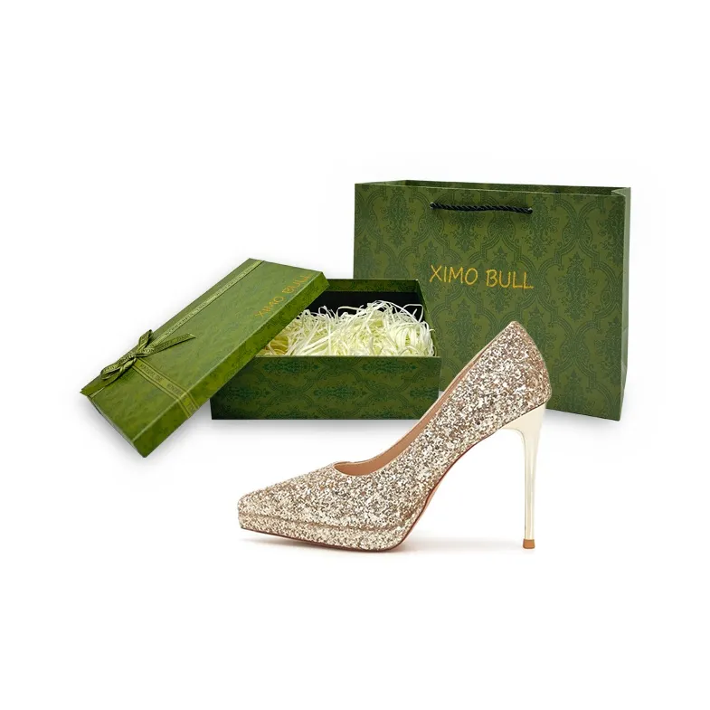 XIMO BULL Slim Heel High Heels Women's-30