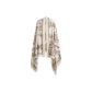 Patterned Square Scarf+Ecru+Gift Set
