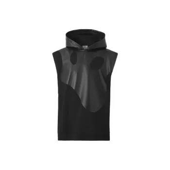 Burberry Monster Graphic And Lambskin Hoodie
