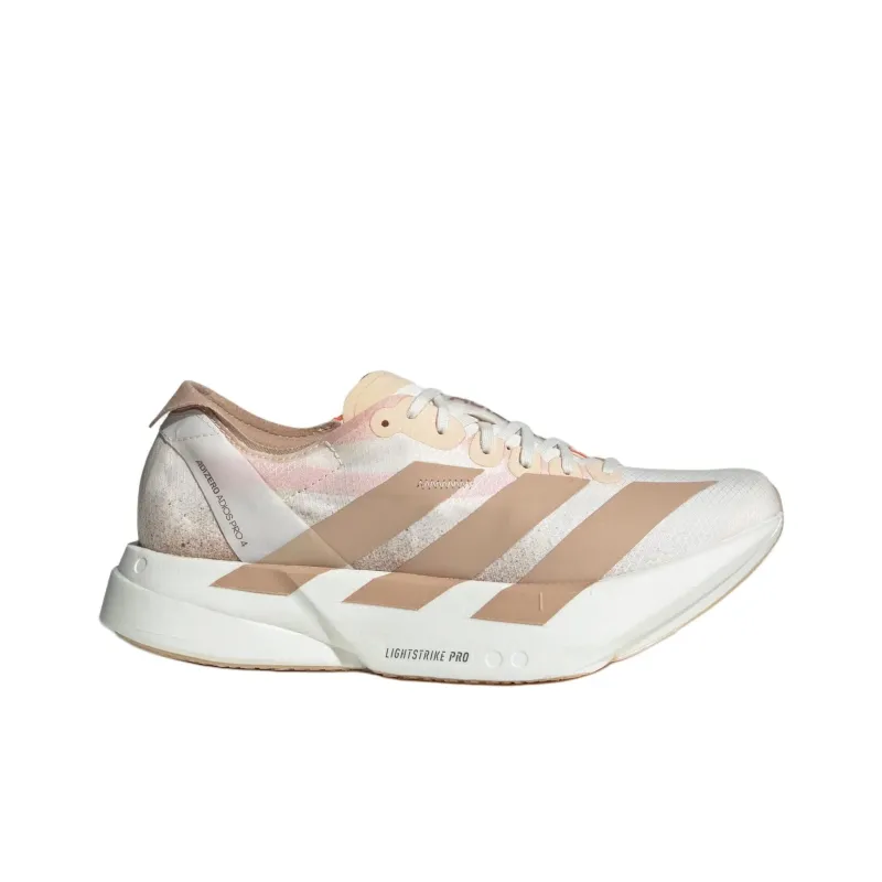 Adidas Adizero Adios Pro 4 Chalk White Warm Sandstone Semi Impact Orange Women's-1