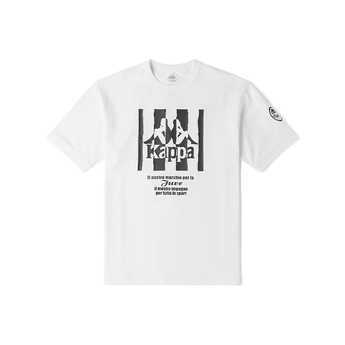 Kappa Drop Shoulder Sleeve T-Shirt Unisex Bleach-0