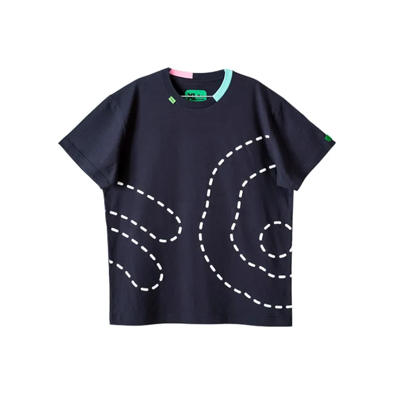 Corade Straight T Shirt Unisex Blue-0