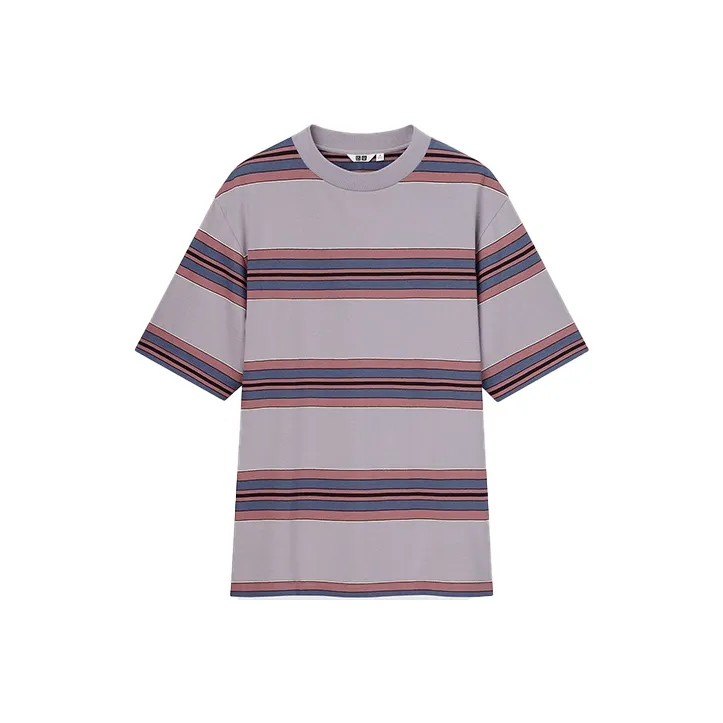 UNIQLO T Shirt Men's Light Purple-0