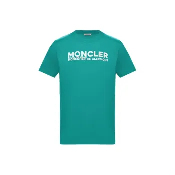 Moncler T Shirts Men Green