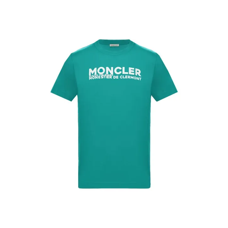 Moncler T Shirts Men Green-0